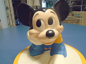 Mickey Mouse Drummer Cookie Jar @walt Disney Productions