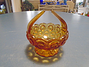 Le Smith Moon And Stars Small Amber Basket Open Handle
