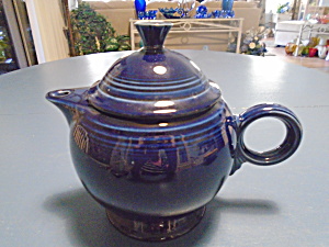 Homer Laughlin Fiesta Tea Pot Cobalt/navy Blue