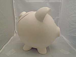Treasure Craft White Pig Cookie Jar(S)