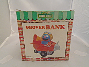 Sesame Street Grover Bank Nib 1986