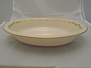 Lenox Gold Wreath 9.5 In. Oval Serving Bowl(S) Mint