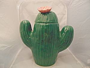 Treasure Craft Saguaro Cookie Jar Mint Condition