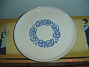 Denby Rams Head English Blue Dinner Plates