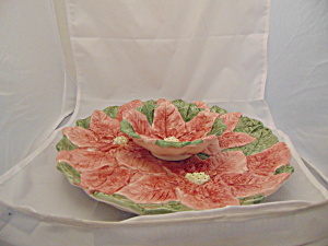 Oci Poinsettia Chip And Dip Set