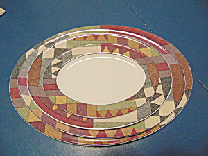 Mikasa Studio Nova Palm Desert 4 Assorted Sizes Oval Platters