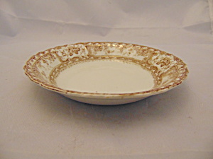 Wedgwood Phoebe Brown W/gold Accents Dessert Bowl(S)