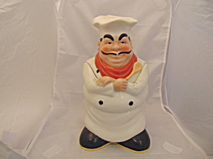 Mulberry Chef Cookie Jar/canister12 In. High Really Cute