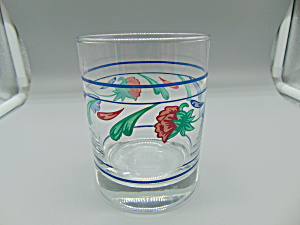 Lenox Poppies On Blue Rocks/old Fashioned Glasses