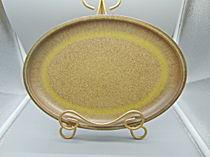 Denby Romany Brown Oval Platter W/chip Discounted