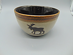 Woodland Collection Moose Dessert Bowl(S)