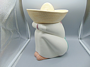 Mexico Stoneware Sleeping Man Cookie Jar
