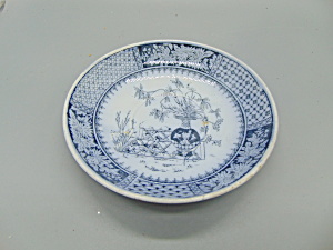 Spode Blue/gray Stoke Upon Trent Saucers - 2