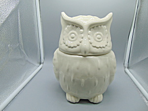 Threshold White Owl Ceramic Cookie Jar