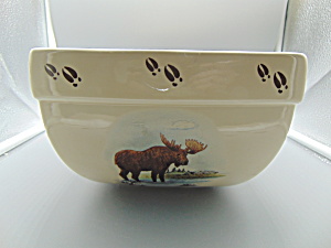 Debco Set Of 3 Wildlife Square Mixing Bowls Mint