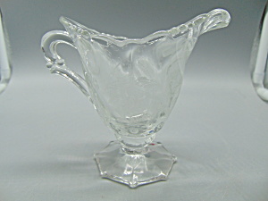 Heisey Orchid Footed Creamer Mint And Beautiful