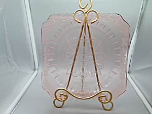 Jeannette Adam Pink Depression Glass Lunch/salad Plate(S)