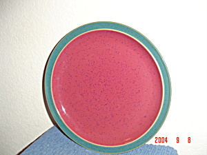 Denby Harlequin Red/green Dinner Plates