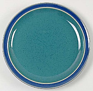 Denby Harlequin Green/blue Dinner Plate