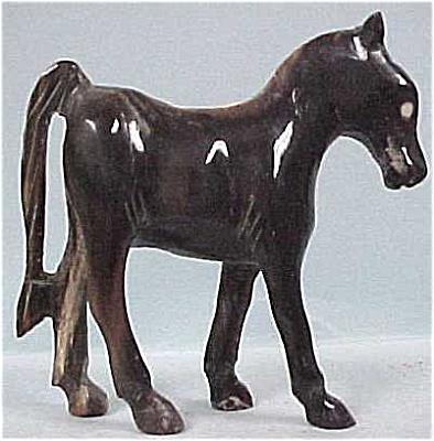 Carved Horn Horse