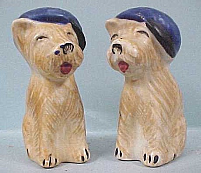 Occupied Japan Terrier Dogs S/p