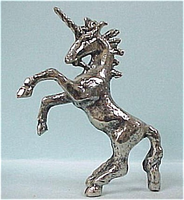 Miniature Metal Unicorn