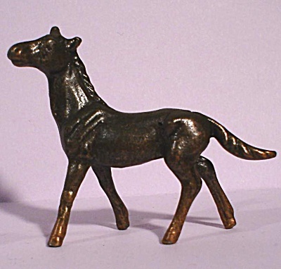 Miniature Pot Metal Horse Foal