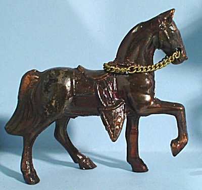1960s Cast Pot Metal Western Horse