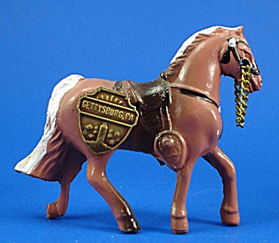 1940s/1950s Painted Metal Western Horse
