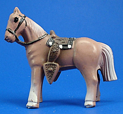 1940s/1950s Miniature Painted Metal Western Horse