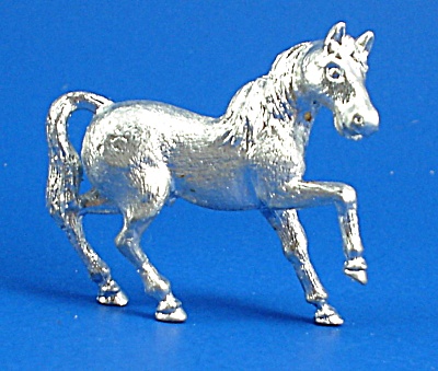 Miniature Metal Prancing Horse