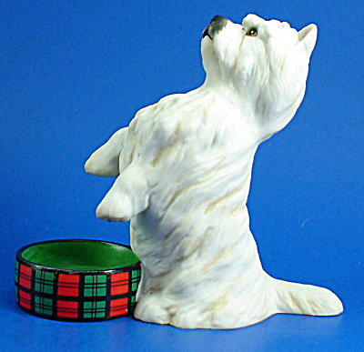 Franklin Mint Porcelain West Highland Terrier