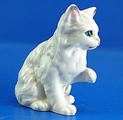 Lefton White Persian Kitten