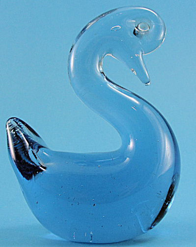 Blue Glass Duck