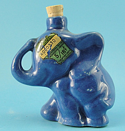 Uhl Pottery Miniature Elephant Decanter