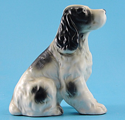 Japan Ceramic Sitting Cocker Spaniel Dog