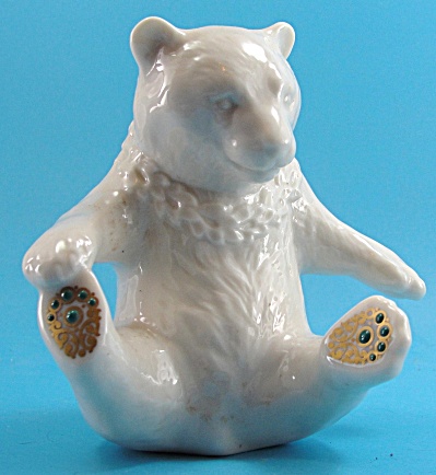Lenox China Jewel Collection Playing Polar Bear