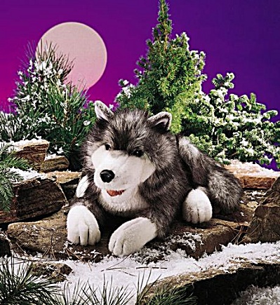 Folkmanis Timber Wolf Hand Puppet