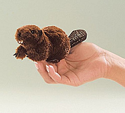 Folkmanis Finger Puppet Beaver