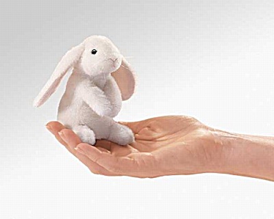 Folkmanis Finger Puppet Lop Eared Rabbit