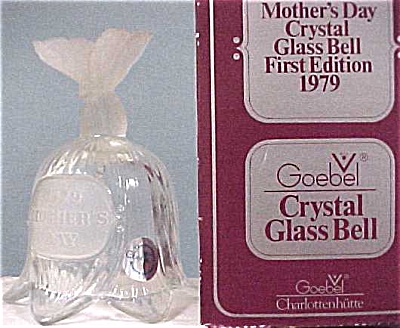 1979 Goebel Crystal Mother's Day Bell