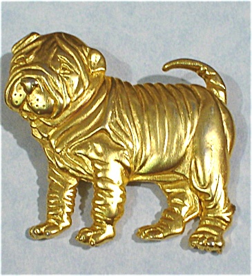 1986 Jonette Jewelry Shar Pei Dog Pin