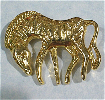 Unmarked Zebra Pin