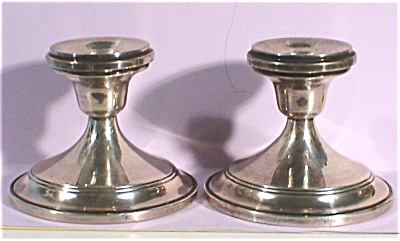 Sterling Hamilton Silver Co Candlestick Pair