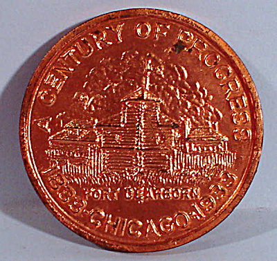 1933 Chicago Centennial Souvenir Coin