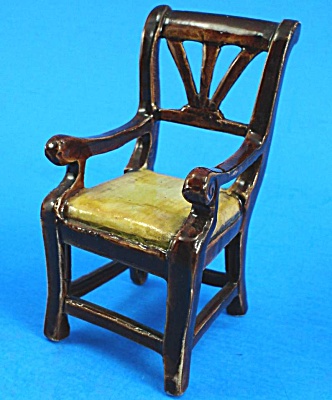 Porcelain Miniature Dollhouse Chair