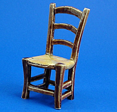 Dollhouse Miniature Porcelain Chair