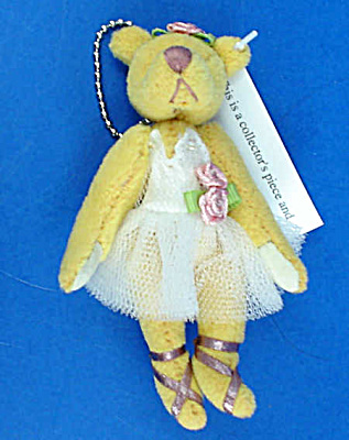 Miniature Plush Ballerina Teddy Bear