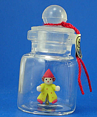 Miniature Clown Doll In A Bottle