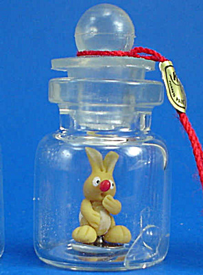 Miniature Bunny Rabbit In A Bottle